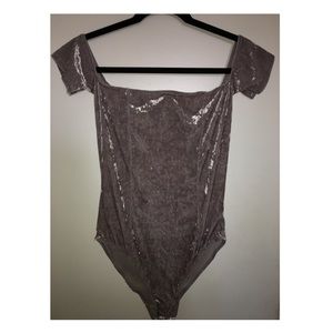 Off the shoulder bodysuit